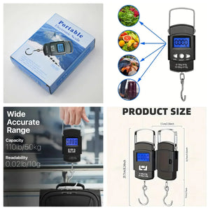 Portable Electronic Weight Scale (50 kg Capacity)