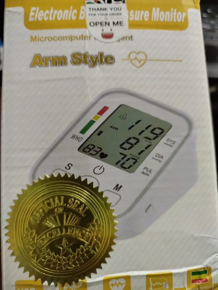 Digital Blood Pressure Monitor (FREE Delivery)